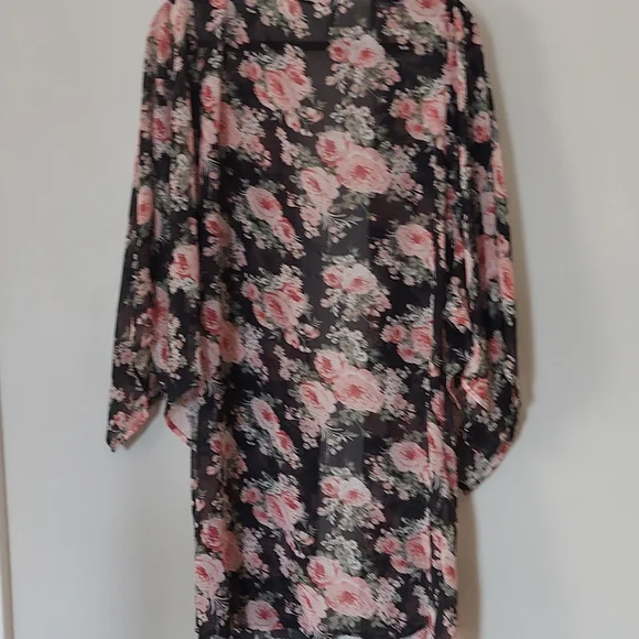 Wallflower kimono bathing suit cover up size large - Picture 4 of 4